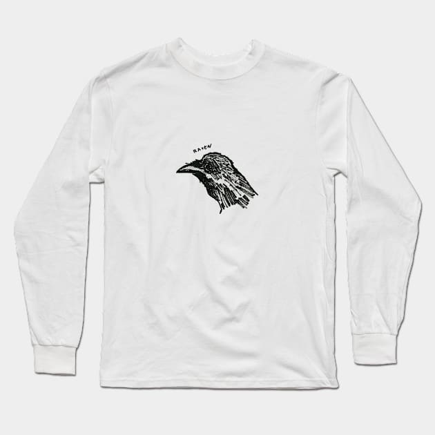 raven Long Sleeve T-Shirt by percygohst